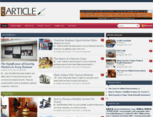 Tablet Screenshot of joinarticle.com